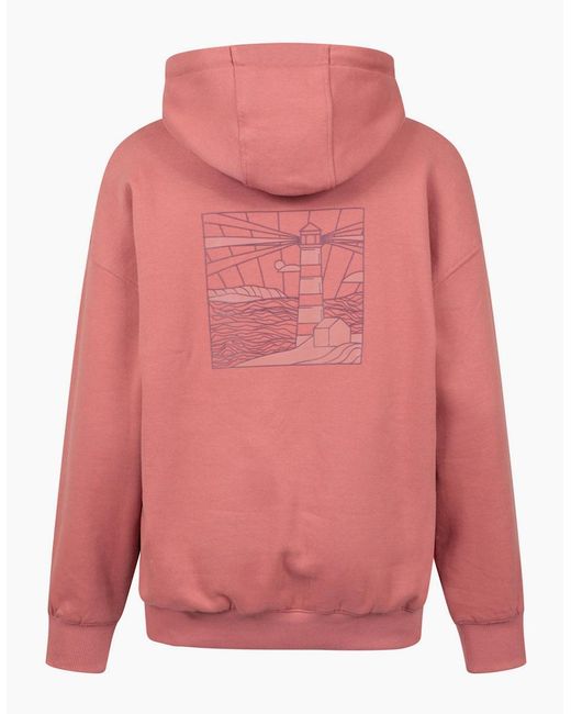 Mountain Warehouse Pink Ladies Lighthouse Back Print Hoodie