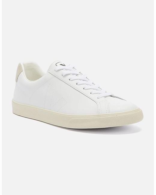 Veja White Esplar Leather Extra Trainers