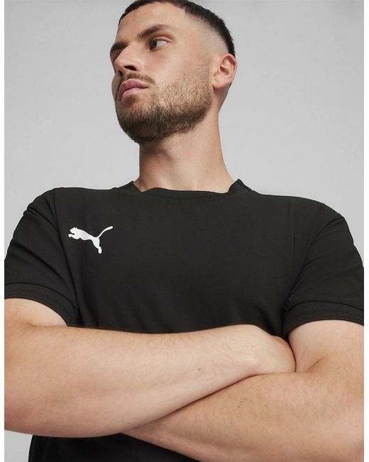 PUMA Black Teamfinal Jersey T-Shirt for men