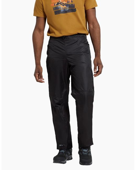 Mountain Warehouse Gray Spray Waterproof Regular Trousers for men