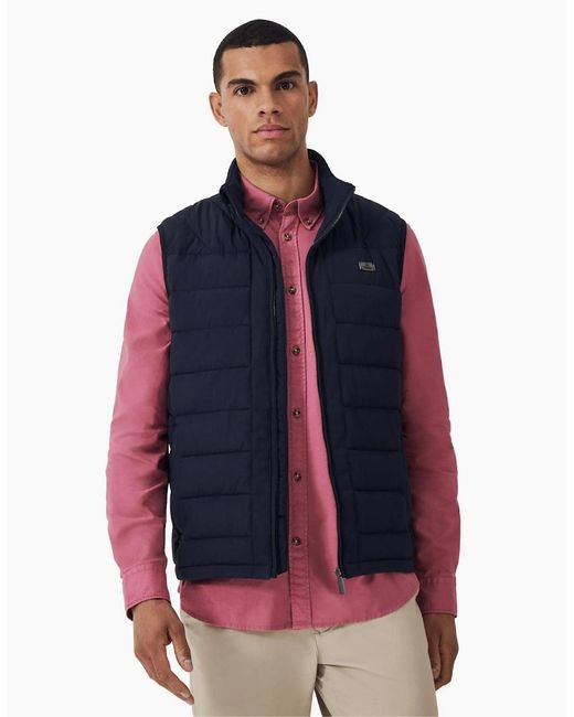 Crew Blue Bramham Gilet for men
