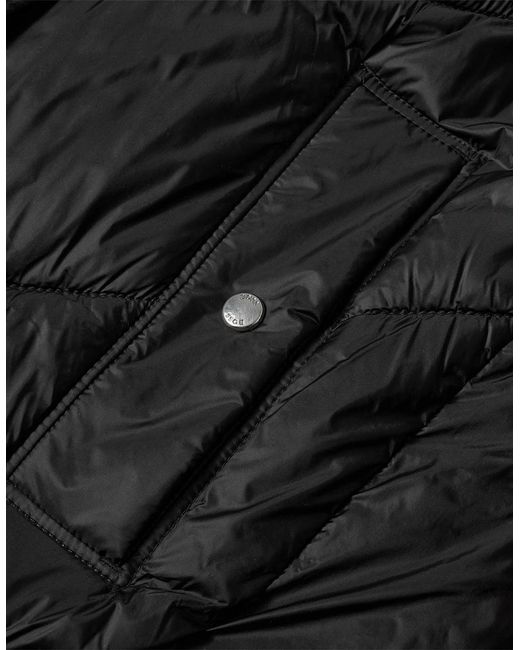 Boss Black Pollylong Hooded Snap Detail Puffer Coat