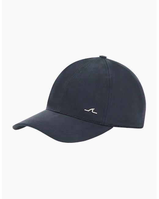 Paul & Shark Blue Stretch Cotton & Tencel Baseball Cap 013 for men