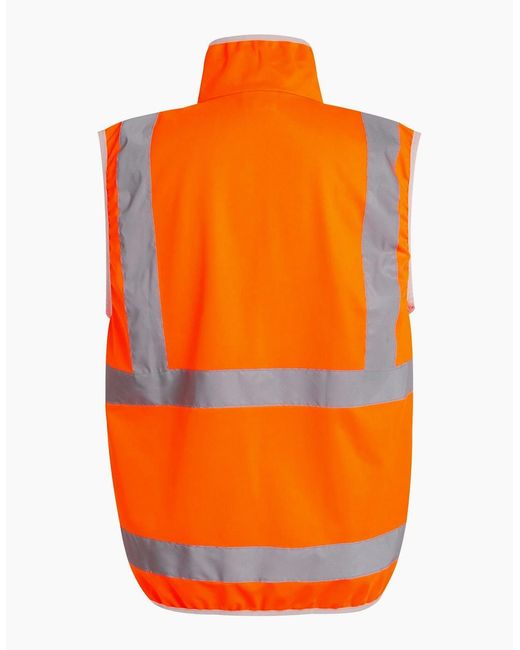 Regatta Orange Professional Full Zip Hi-Vis Vest for men