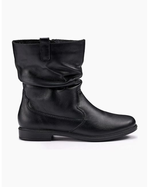 Hotter Black Irving Boots