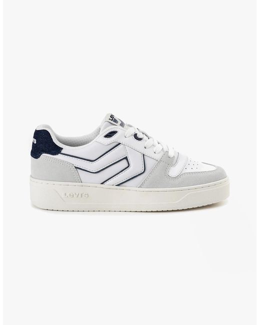 Levi's White Levi's Glide L Trainers Regular