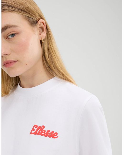 Ellesse White Soffio Tee