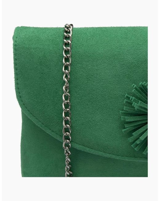 Lotus Green Rose Clutch Bag