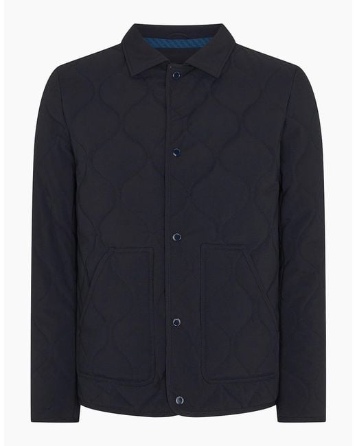 Remus Uomo Blue Quilted Jacket for men
