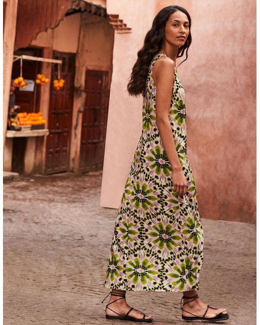 Ro&zo Green Mosaic Printed Dress