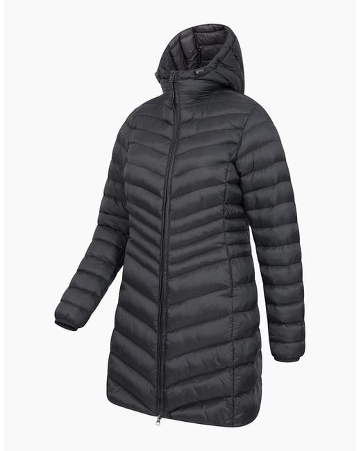 Mountain Warehouse Blue Ladies Florence Long Padded Jacket