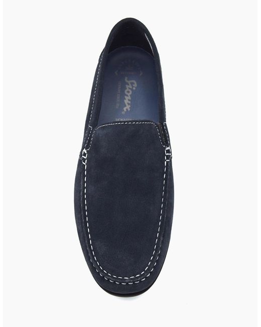 Sioux Blue Giumelo-700-H Moccasin for men