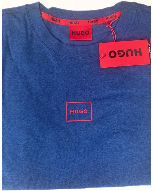 Boss Blue Laze Relaxed-Fit Jersey Loungewear Set, Marl for men