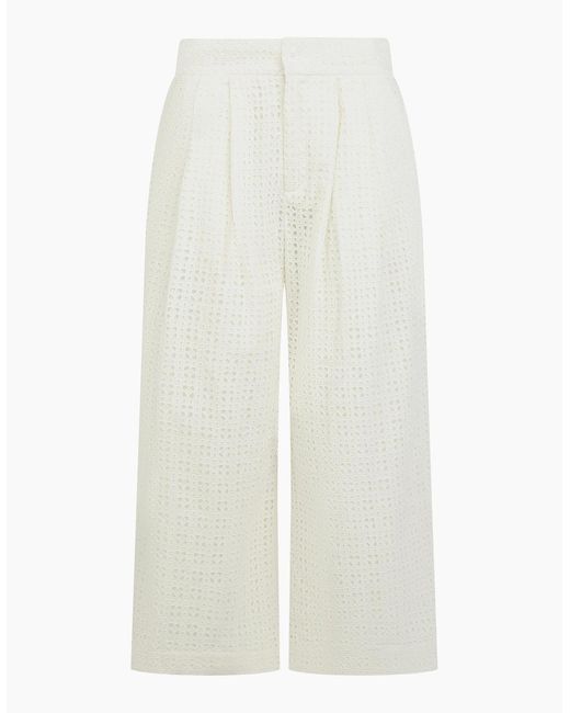 Nooki Design White Marybeth Broderie Trouser