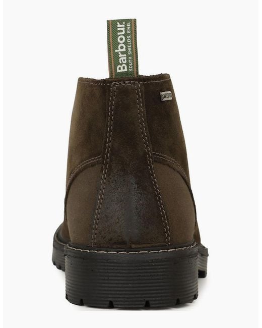 Barbour Brown Maxwell Chukka Boots for men