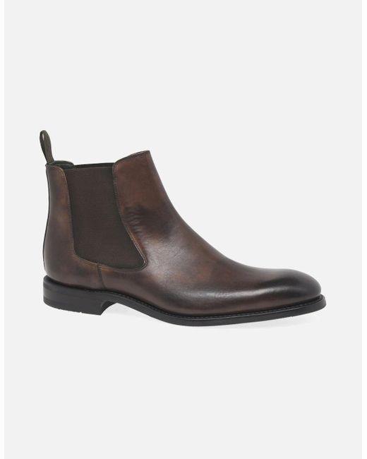 Loake Brown Wareing Chelsea Boots for men