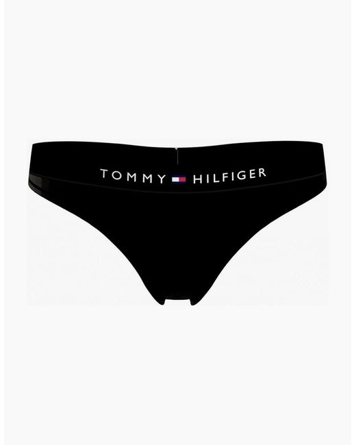Tommy Hilfiger Black Th Original Thong
