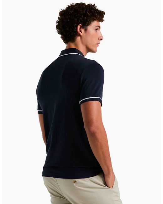 Original Penguin Black Core Pique Earl Polo Dark Sapphire for men