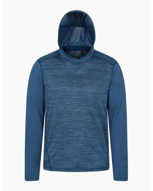 Mountain Warehouse Blue Ignite Active Hoodie for men