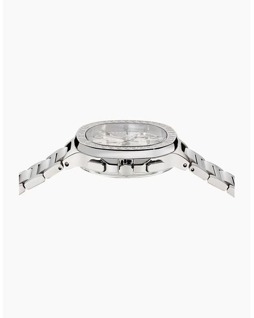 Versace Gray Square Analogue Quartz Watch for men