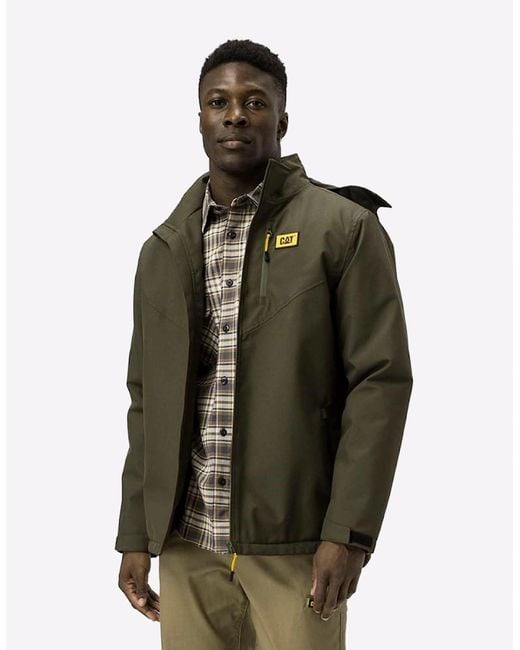 Caterpillar Green Lightweight Insulated Jacket Moss for men