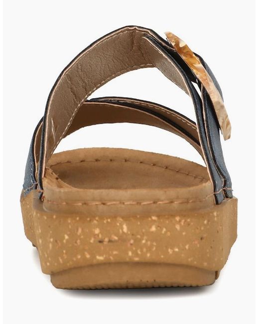 Lotus Blue Comino Sandals