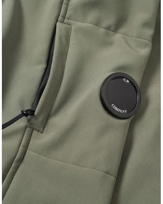 C P Company Green Shell-R Hooded Jacket for men