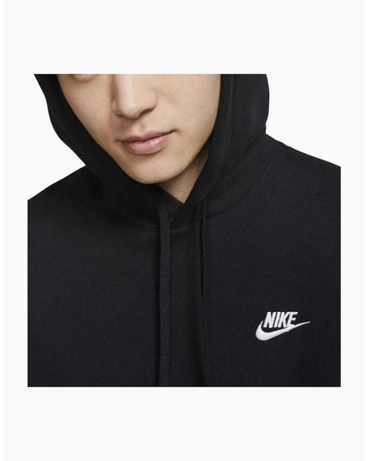 Nike Black Bv2654 Tracksuits Club Fleece Hoodie Jogger Loose Fit Sportswear for men