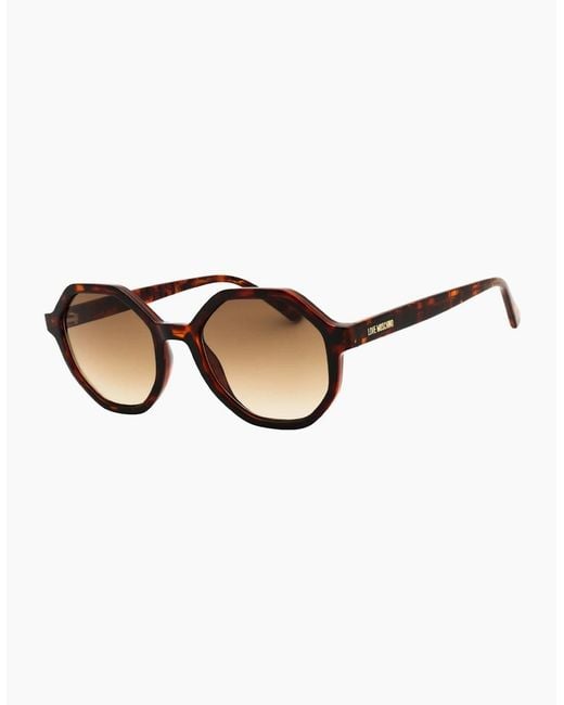 Love Moschino Brown Havana Gradient Sunglasses
