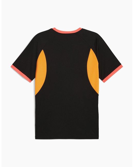 PUMA Black Individualliga Graphic Jersey T-Shirt for men