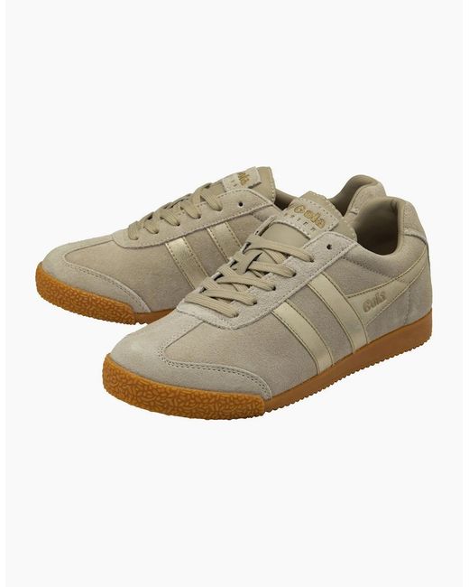 Gola Natural Harrier Mirror Trainers