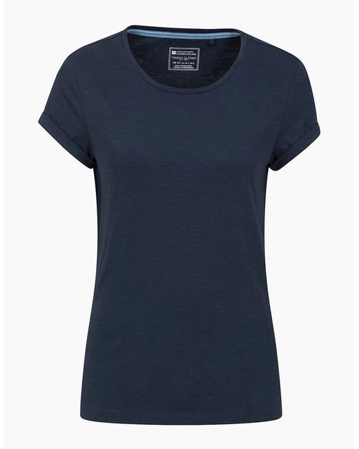 Mountain Warehouse Blue Ladies Bude Relaxed Fit T-Shirt