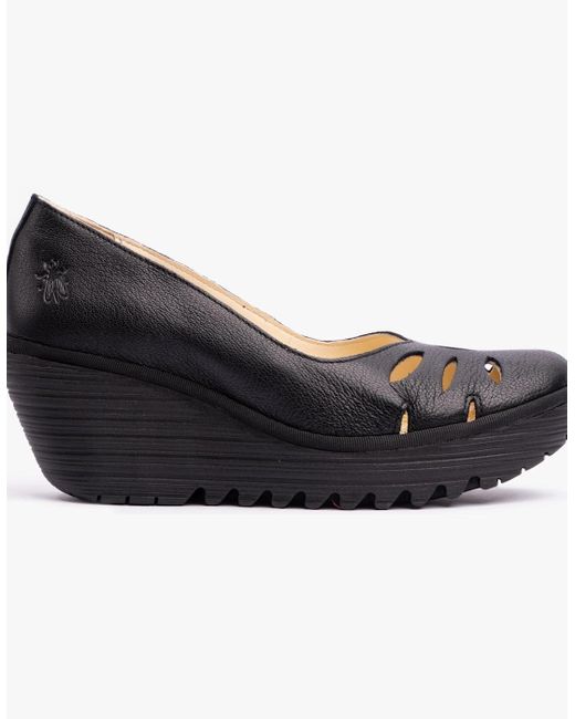 Fly London Black Yubi480Fly Shoes