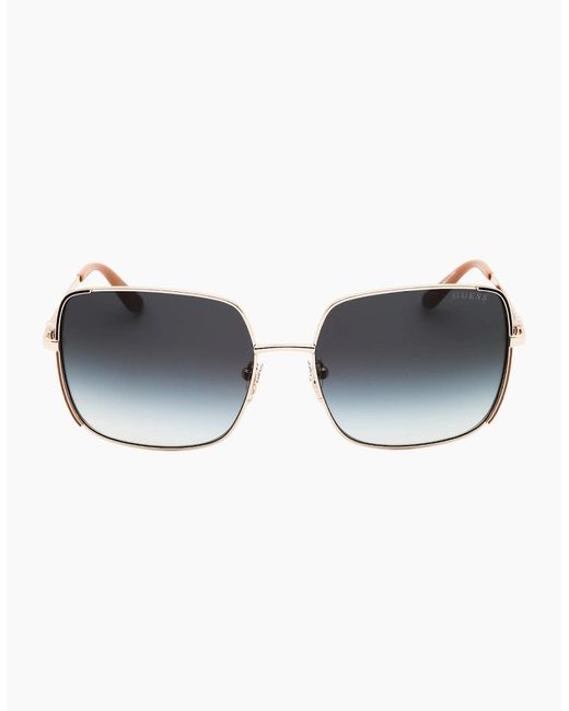 Guess Blue Square Shape Sunglasses