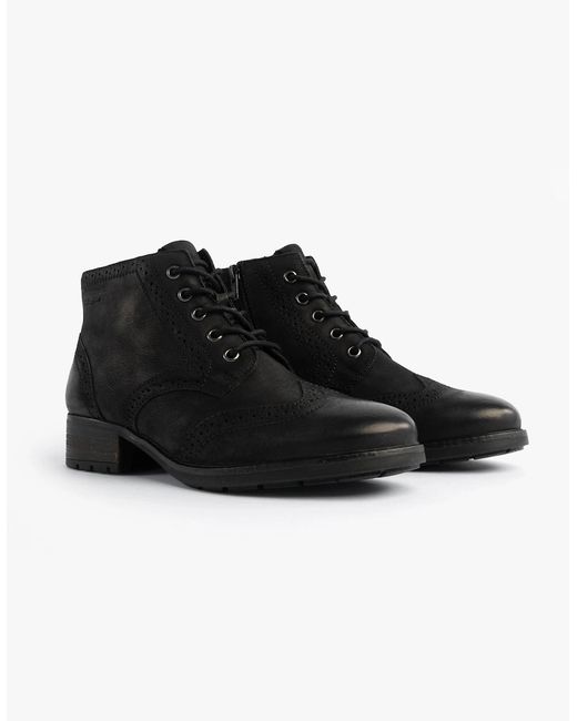 Josef Seibel Black Kate 11 Brogue Boots