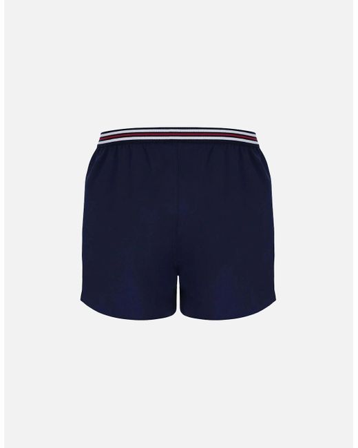 Fila Blue Vintage Hightide 4 Terry Pocket Stripe Shorts for men