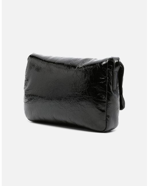 Palm Angels Black Soft Palm Bridge Bag