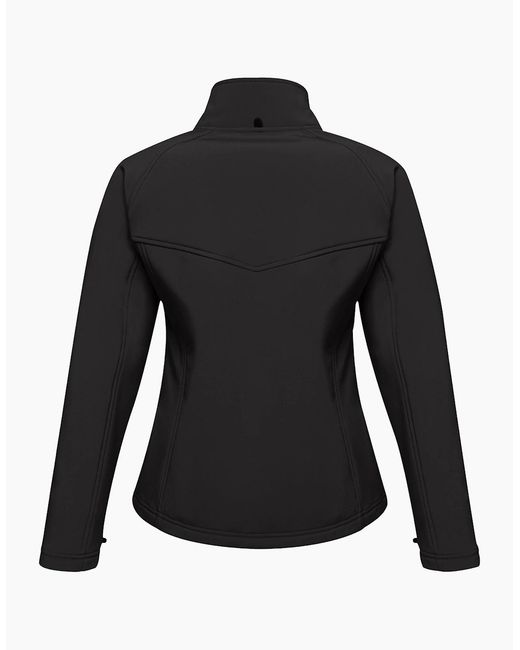 Regatta Black Ladies Uproar Softshell Wind Resistant Jacket