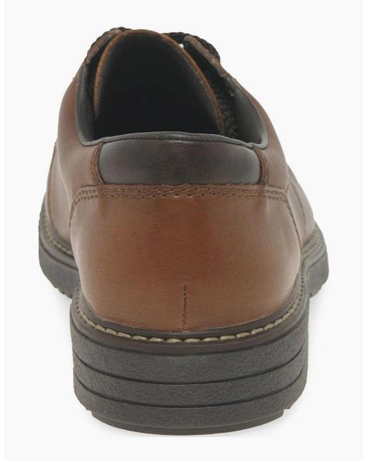 Rieker Brown Appleby Shoes for men