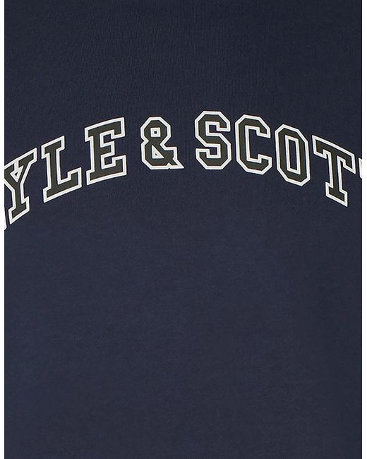 Lyle & Scott Blue Lyle & Scott Sweatshirts Crew Neck Knitted Winter Pullover Sweat Jumper New