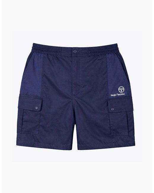 Sergio Tacchini Blue Calisti Shorts Maritime for men