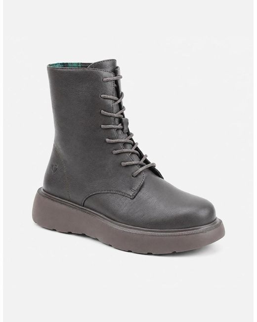 Heavenly Feet Black Fern Ankle Boots Chocolate