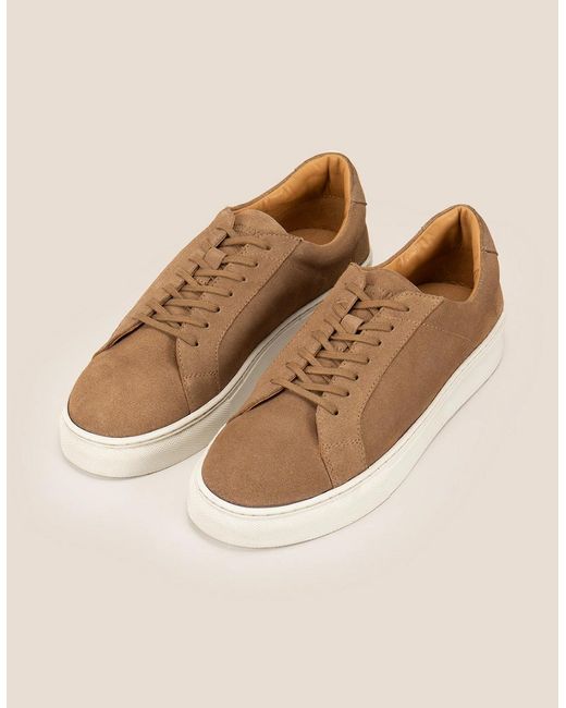 Oswin Hyde Natural Harper Sand Suede for men