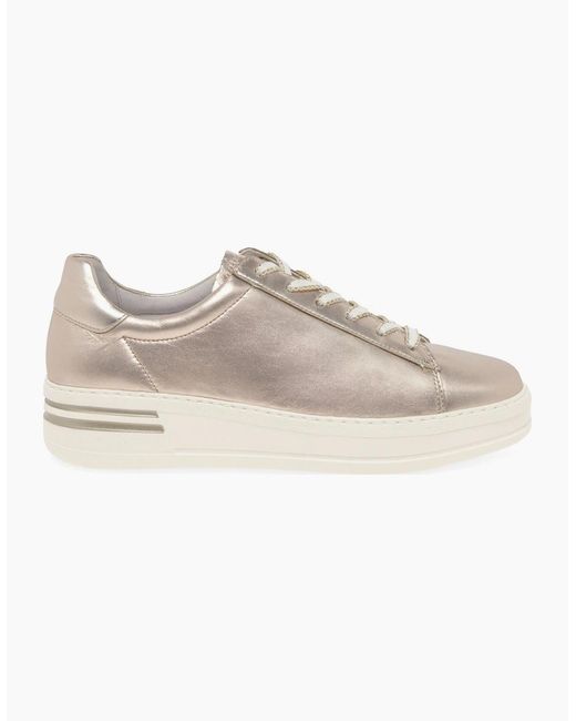 Gabor White Keystone Trainers
