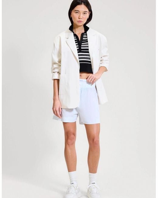 Ellesse White The Tailored Blazer
