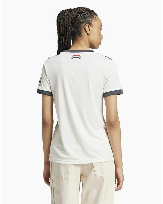 Adidas White Manchester United Third Shirt 2024 2025