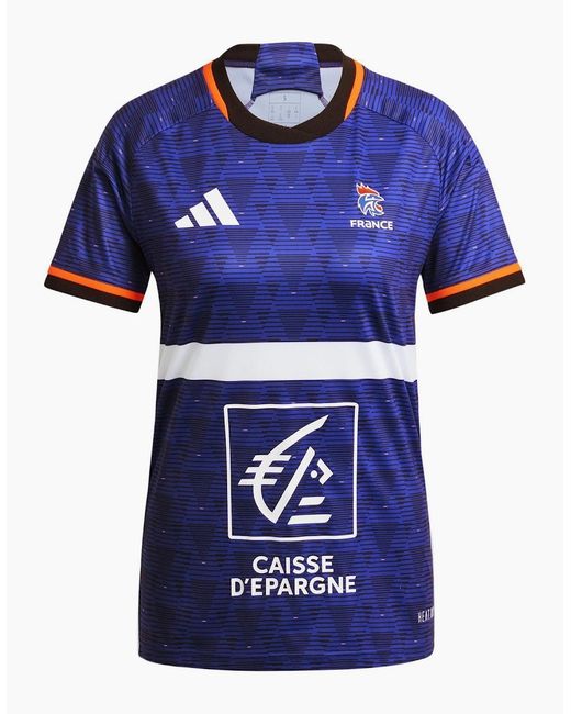 Adidas Blue F Hb Jersey W Gym Top