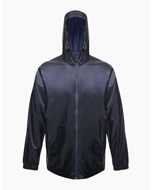 Regatta Blue Pro Packaway Waterproof Breathable Jacket for men