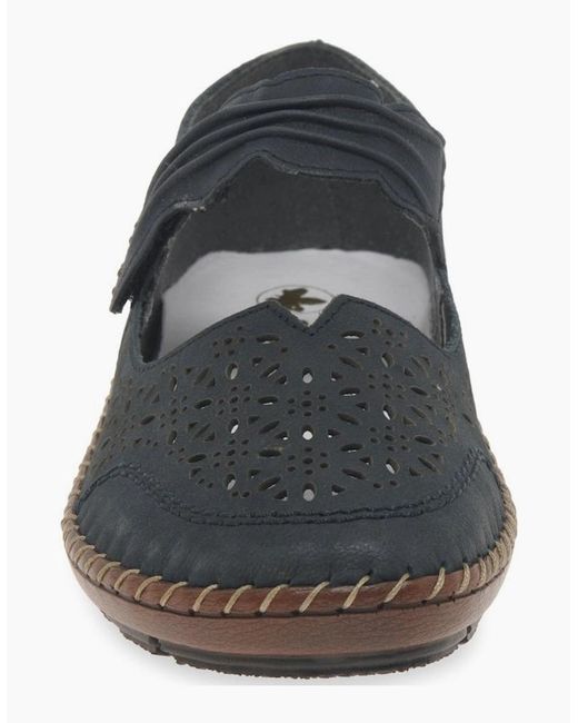 Rieker Blue Deloris Shoes