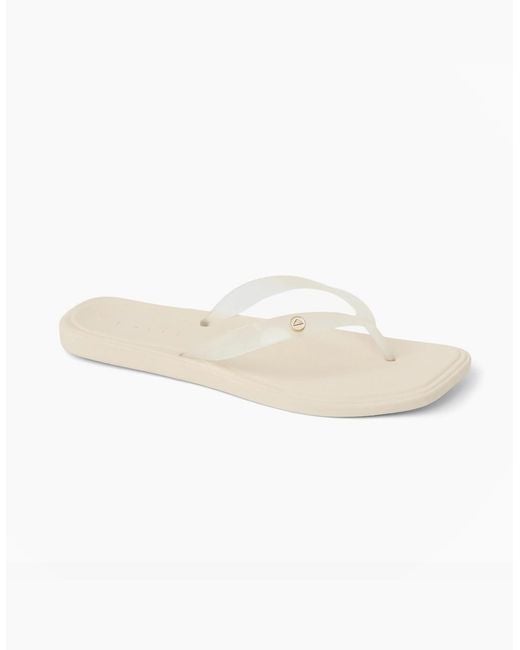 Reef Natural Solaye Toe-Post Sandals Clear